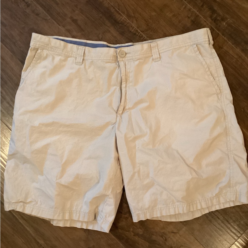 Men’s Columbia Shorts #AM4471 Big Sz 42 XL XXL Tan- Hiking, Fishing, Casual   12